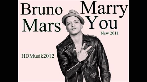 bruno mars marry you youtube